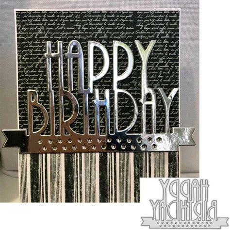 black metal happy birthday|happy birthday metal cutting dies.